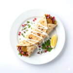 Lahmacun Vegan Spezial gerollt