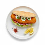 Pouletschnitzel im Taschenbrot