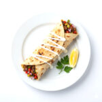 Lahmacun Vegan gerollt